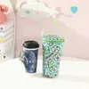 Linda Bolsa Isotérmica para Té de Leche, Bolsa Refrigeradora Portátil con Forma de Corazón Femenino, Bolsa Tote Conveniente para Bebidas Frías de Verano