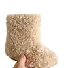 Botas Cortas Peludas de Estilo Coreano para Niñas, Cálidas, de Suela Suave, sin Cordones, Novedad Otoño/Invierno 2026, con Terciopelo Extra, Cómodas, Esponjosas, Botas de Nieve
