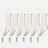 Calcetines de mujer calcetines de verano finos para mujeres embarazadas tubo desodorante invisible medias postparto blanco y negro calcetines de verano apilables