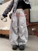 Pantalones Cargo Casuales de Calle Retro Americano para Hombres y Mujeres, Nuevos Pantalones Scimitar de Baile Callejero de Moda de Verano, Pantalones Largos de Chica Caliente Transfronterizos