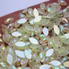Rhinestones Acrílicos Cor Ab Olho de Cavalo 4*8mm com Fundo Plano para Decoração de Joias, Maquiagem Facial, Adesivos de Sobrancelha, Materiais DIY