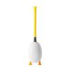 Pato Buzo Cepillo para Inodoro Cepillo de Silicona Sin Taladro Inodoro Limpieza de Inodoro Colgante de Pared para Inodoro [Producto Auténtico con Patente]]