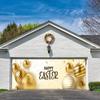 Tapiz de Huevo de Pascua Transfronterizo Paño Colgante para Puerta de Garaje Fondo Festivo Decoración de Fiesta Conejo de Dibujos Animados
