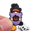 Charms Creativos de Calabaza para Zapatos de Acción de Gracias y Halloween Hebillas de Zapato de Goma Suave de PVC Decoraciones Divertidas para Fiestas Dibujos Animados Accesorios para Zapatos