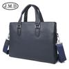 Fábrica en stock venta directa bolso de mano de cuero para hombre bolsa para computadora de 14 pulgadas maletín de negocios de alta gama 7410