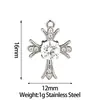 Comercio Exterior Transfronterizo DIY Joyería Hecha a Mano Acero Inoxidable Circonita Accesorios Exquisitos Pulseras Collares Pendientes Piezas Decorativas para Ropa