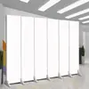Divisória de Tela Branca Pura para Sala de Estar, Entrada Simples Moderna, Logotipo da Empresa, Escritório, Dobrável Móvel, Estilo Nórdico