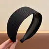 Diadema vintage de lunares plisada de ala ancha para mujer, casual y única, con un toque de alta gama, diadema versátil que hace que la cabeza se vea más alta y el rostro parezca más pequeño