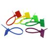 Bridas de Plástico para Cables con Identificación QT-150I-FG Color Plástico Señalización Brida de Nylon para Cables de Logística y Líneas Eléctricas