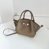 Bolso de Mano Tipo Cubo de Alta Gama Estilo Comercio Exterior para Mujer, Nuevo Bolso de Hombro Casual Vintage Invierno 2026, Bolso Cruzado de Nicho