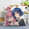 Almohadas Lindas Bidimensionales de Dibujos Animados, Almohadas para Descanso de Comida con Paquete de Expresiones de Anime, Fundas de Cojín Personalizables de Doble Cara