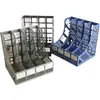 Archivador de cuatro columnas, estantería para libros de estudiantes, cesta para archivar suministros de oficina, caja de almacenamiento de carpetas de mesa simple
