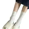 Calcetines de Maternidad Estilo Tiktok Calcetines Blancos Holgados Primavera y Otoño Calcetines Sin Costuras Ins Calcetines Japoneses de Universidad Absorbentes de Sudor de Media Pantorrilla Venta al por Mayor