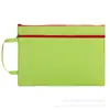 Bolsa de Almacenamiento con Cremallera de Gran Capacidad Estampada Oxford Engrosada Impermeable Bolsa para Inspección de Maternidad Bolsa para Archivos de Entrenamiento de Estudiantes