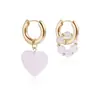Collar de Corazón de Cristal con Patrón de Explosión Transfronterizo Europeo y Americano para Mujer Ins Dulce Fresco Y2K Set de Collar y Pulsera de Estrella