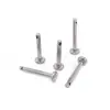 F136 Titânio Rosca Lateral M0.9 Prego Diabo Unha DIY para Lóbulo da Orelha Unha da Orelha Óssea Joia de Piercing Acessórios Liga de Titânio G23