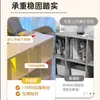 Estante de Livros Armário Divisória de Cabeceira Rack de Armazenamento de Chão Armário de Grade Lateral para Quarto Armazenamento Armário de Oito Compartimentos Armário de Armazenamento