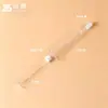Em Estoque 1-10ml Aplicador Transparente Estilo Nova Seringa Frasco com Brilho D'água para Creme para Olhos, Frasco Dosador de Ácido Hialurônico, Material de Embalagem Cosmética