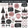 Suprimentos Populares de Decoração de Festa de Aniversário Transfronteiriços Jogo Engraçado Barba Adereços para Fotos de Formatura Conjunto de Balões
