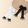 Encaje Encaje Lazo Cinta Pasador para el Cabello Moda para Mujer Nicho de Alta Gama Estilo Dulce Cool Simple Parte Posterior de la Cabeza Accesorios para el Cabello