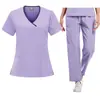 Traje de lavagem de mãos com ozônio, uniforme de enfermeira, vestuário médico feminino, uniforme de médico, traje de lavagem de mãos, conjunto para sala de cirurgia