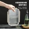 Caixa de conservação de alimentos estilo japonês em aço inoxidável 304 com tampa selada à prova de vazamentos, lancheira de grande capacidade, caixa de almoço congelada para frutas