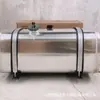 Faw Jiefang J6 Tanque de Combustible de Aleación de Aluminio Engrosado y Extendido Venta Directa Recolección de Tanque de Combustible Camión Jiefang Tanque Diésel de 600L
