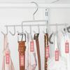 Cross-border plástico dipping Tie Rack 8-hook lenço de seda cinto rack armazenamento multi-uso gancho gancho fábrica atacado