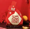 Bolsas de Navidad, Sobres Rojos, Bolsas Festivas para Envolver Regalos, Bolsas Tejidas de Mano, Bolsas de Regalo para Dama de Honor, Bolsas de Mano para Mujer