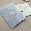 Portatarjetas de Invitación de Terciopelo de Doble Cara al por Mayor de Fábrica Transfronteriza, Nueva Tarjeta de Invitación de Boda de Terciopelo, Tarjeta de Invitación de Gama Alta de Nicho