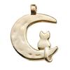 Cross-border venda quente kc ouro liga gato animal série pingente pingente pingente diy pulseira colar brincos jóias acessórios