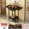 Mesa de Incenso para Uso Doméstico, Altar Budista, Santuário de Madeira Não Maciça, Mesa de Tiras em Novo Estilo Chinês, Gabinete de Altar do Deus da Riqueza, Mesa de Entrada