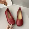Mocasines de estilo retro francés, de suela blanda y puntera dividida para mujer, nueva colección otoño 2026, perfectos con vestidos, zapatos planos sin cordones y Mary Janes