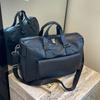Bolsa de Viagem de Couro PU Cor Sólida Feminina para Curta Distância Grande Capacidade Bolsa de Mão para Viagem de Negócios Mochila Esportiva Fitness para Homem