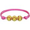 Pulseras Populares Tejidas de Béisbol Transfronterizas, Muñequeras Deportivas de Baloncesto, Fútbol, Rugby, En Stock con Grandes Cantidades y Precios Excelentes