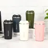 Taza de Café Transfronteriza, Taza de Acero Inoxidable para Café Helado Americano de Doble Capa con Aislamiento al Vacío, Taza de Agua Portátil de Aspecto Elegante para Coche