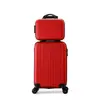 Maleta de Viaje Transfronteriza de 13 pulgadas 20 pulgadas Gran Capacidad Impermeable Maleta para Adultos Rueda Universal Maleta de Moda Maleta de Cabina
