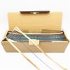 Resistor Metálico de Filme 1/4W (0.25W) Plug-in Anel de 5 Cores 1% 0R 10R 100K 100R 1m 10m
