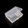 Caja Plana de PP Caja Rectangular de Plástico Transparente Caja Portátil Sellada con Tapa Cuentas de Arroz Caja de Embalaje para Joyería Antioxidation