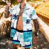 Camisa Estampada Abstrata com Arte Degradê Nova 2024 Para o Dia a Dia Primavera Verão Camisa de Manga Longa Dobrável