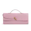 Bolso Tejido Nuevo Transfronterizo, Bolso Baguette de Hombro Único, Clutch Horizontal Niche de Alta Gama para Noche, Bolso Versátil Crossbody