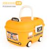 Armazenamento de Desenho Animado de Brinquedo Infantil Caixa de Armazenamento de Lanche de Bebê Caixa de Armazenamento de Mesa Organizar Caixa de Armazenamento Balde de Areia de Praia ao Ar Livre