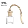 Frasco de perfume com cordão para carro, difusor transparente mini para saída de ar condicionado, frasco difusor de óleo essencial portátil tipo pingente