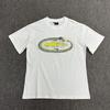 Camiseta de Algodão Corteiz Série Alcatraz Manga Curta Estampa de Letras Unissex Fio Duplo Moda Manga Curta Atacado do Fabricante