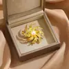 Broche de Fuegos Artificiales Vintage Transfronterizo Diseño de Nicho Corsage de Gama Alta Moda Pin Versátil para Ropa