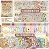 Colección de Escenas Miniatura Libro 2.0 Paisajismo Pegatinas Pequeñas Pegatinas para Diario Casas Estéreo 3D Niñas Niños Educativo
