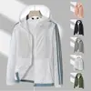 Roupa com Proteção Solar Tendência no Tiktok, Nova Jaqueta de Pele Respirável de Verão, Moletom com Proteção UV para Pesca ao Ar Livre para Homens e Mulheres