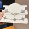 Estilo Lujo Ligero Pulsera Ajustable de Flor Estrella de Circonita Pulsera Elegante Exquisita Retro Joyería de Nicho de Gama Alta para Mujeres