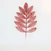 Folhas de Natal, Folha de Ouro, Folhas Persas, Acessórios de Flores de Natal, Folhas de Oliveira, Flores Plásticas, Flores de Natal, Galhos de Natal
