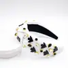 Diadema Nueva Transfronteriza de Tela para Halloween con Pedrería Acrílica Pegajosa Accesorios de Fantasma Accesorios para el Cabello de Moda Anudados para Mujeres